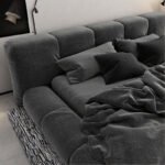 Ambiance Tufted Velvet Bed Frame – Premium Engineered Wood with Reinforced Seating Support - Image 6
