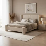 Lume Modern Upholstered Luxury Bed Frame - Image 5