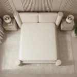 Lume Modern Upholstered Luxury Bed Frame - Image 4