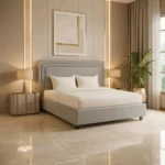 Monaco Premium Velvet Luxury Upholstered Bed - Image 5