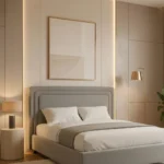 Monaco Premium Velvet Luxury Upholstered Bed - Image 2