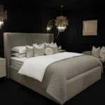 SereneRest Premium Fabric Upholstered Bed Frame