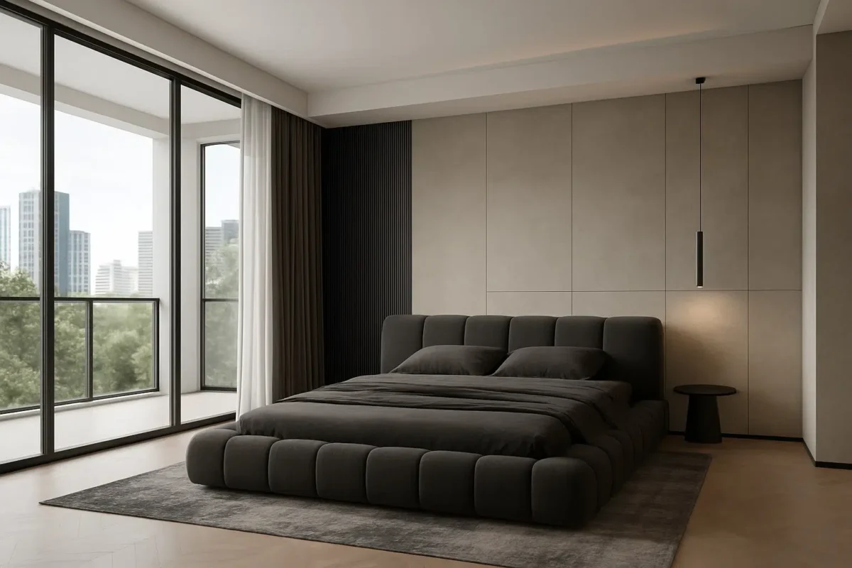 Ambiance Tufted Velvet Bed Frame – Premium Engineered Wood with Reinforced Seating Support - Image 8