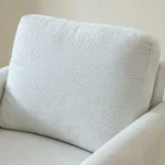 The Aura Bouclé-Feel 1-Seater Lounge Chair – Cream1