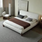 Thornton Bouclé Upholstered Platform Bed - Image 5