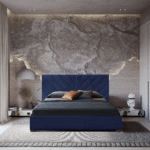 Syla Premium Fabric Upholstered Bed Frame - Image 3