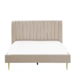 Softpanel Premium Velvet Bed – Modern Modular Floating Panel Platform Bed - Image 3