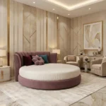 Aurelia Grand Round Upholstered Bed - Image 4