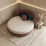 Aurelia Grand Round Upholstered Bed - Image 5