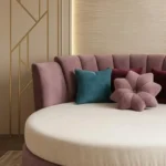 Aurelia Grand Round Upholstered Bed - Image 6