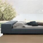 Quadra Luxury Low-Profile Platform Bed – Geometric Tufted Block Upholstered Frame - Image 7