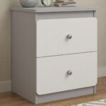 Modern 2-Drawer Bedside Table - Image 3