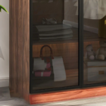 ModuLine 3-Door Glass Wardrobe with Soft-Close Hinged Doors - Image 3