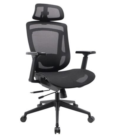 Aura Ergonomic Mesh Executive Office Chair with advanced adjustability for Bahoo Interior UAE office spaces.