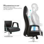 Zenith Executive High-Back Office Chair | Premium PU Leather Ergonomics - Image 7