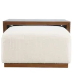 Aria Nesting Bench and Coffee Table Set – Modern Storage Ottoman - Image 6
