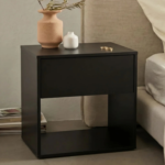 Bahoo Avelyn Natural Oak Kids Bedside Table with Storage Drawer - Image 4