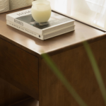 Bahoo Avelyn Natural Oak Kids Bedside Table with Storage Drawer - Image 2