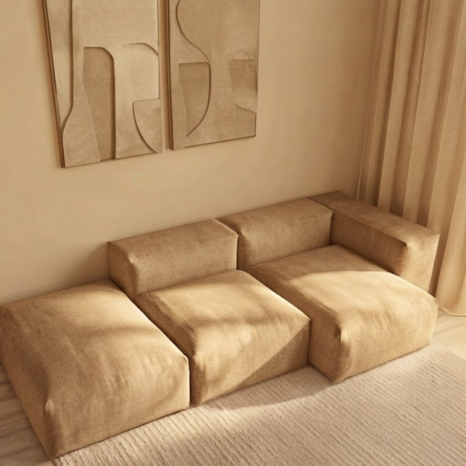 Bahoo Veloria Cloud Modular Sofa – 3 Seater (2) Bahoo Veloria Cloud Modular Sofa – 3 Seater - Image 1
