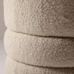 Celeste Tiered Bouclé Stool with Integrated Storage - Image 7