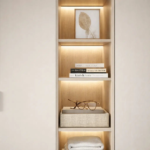 Nordic Master Full-Wall Wardrobe System with Integrated Dressing Vanity - Image 3