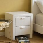 Ellis Upholstered 2-Drawer Nightstand - Image 2