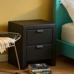 Ellis Upholstered 2-Drawer Nightstand - Image 3