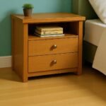 Frost MinimalistMBO Bedside Table with Open Shelf - Image 4