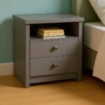 Frost MinimalistMBO Bedside Table with Open Shelf - Image 5