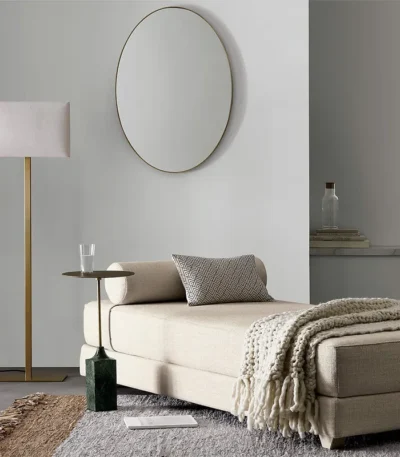 Ibul Convertible Daybed Sleeper Sofa - Modern grey fabric sofa bed and daybed for living rooms in UAE