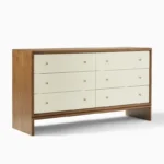 Jayden Modern Six-Drawer Two-Tone Bedroom Dresser - Image 6
