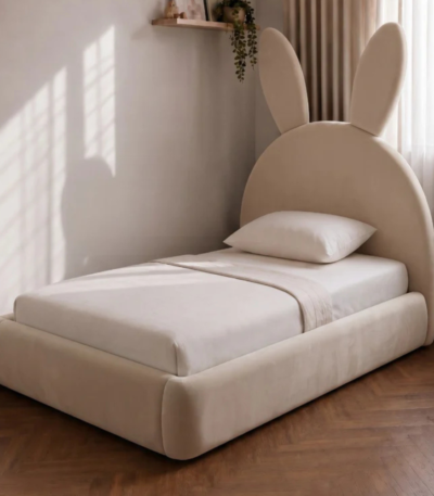 Bahoo Hopper Kids Upholstered Bunny Ear Bed