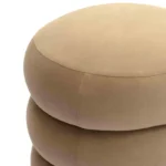 Mochi Triple-Layer Velvet Storage Ottoman - Image 2