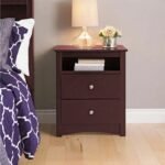 Onyx Sleek Matte Bedside Table - Image 2