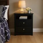 Onyx Sleek Matte Bedside Table - Image 3