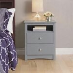 Onyx Sleek Matte Bedside Table - Image 5