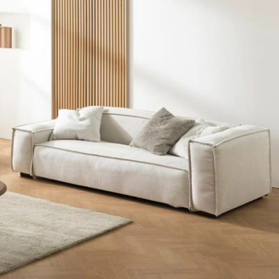 Aria Modern Off White 2 Seater Fabric Sofa for Luxury Living Room | Bahoo Interior UAE
