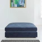Plush Square Fabric Ottoman Cube Seating - Image 2