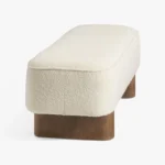Preslay Upholstered Boucle Bench – Premium End-of-Bed & Entryway Seating - Image 4