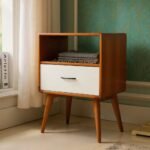 Sater Mid-Century Modern Wood Side Table - Image 4