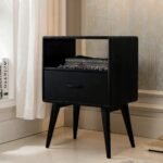 Sater Mid-Century Modern Wood Side Table - Image 5