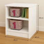 Apex Accent Nightstand – High-Density Engineered Wood with Dual Storage and Drawer Unit - Image 6