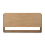 Tahani 6-Drawer Chest with Fluted Oak Finish - Image 9