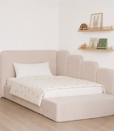 Bahoo Tavri Kids Sculptural Upholstered Bed