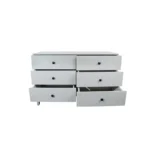 Trego 6-Drawer Modern Wooden Dresser - Image 4