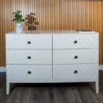 Trego 6-Drawer Modern Wooden Dresser - Image 2