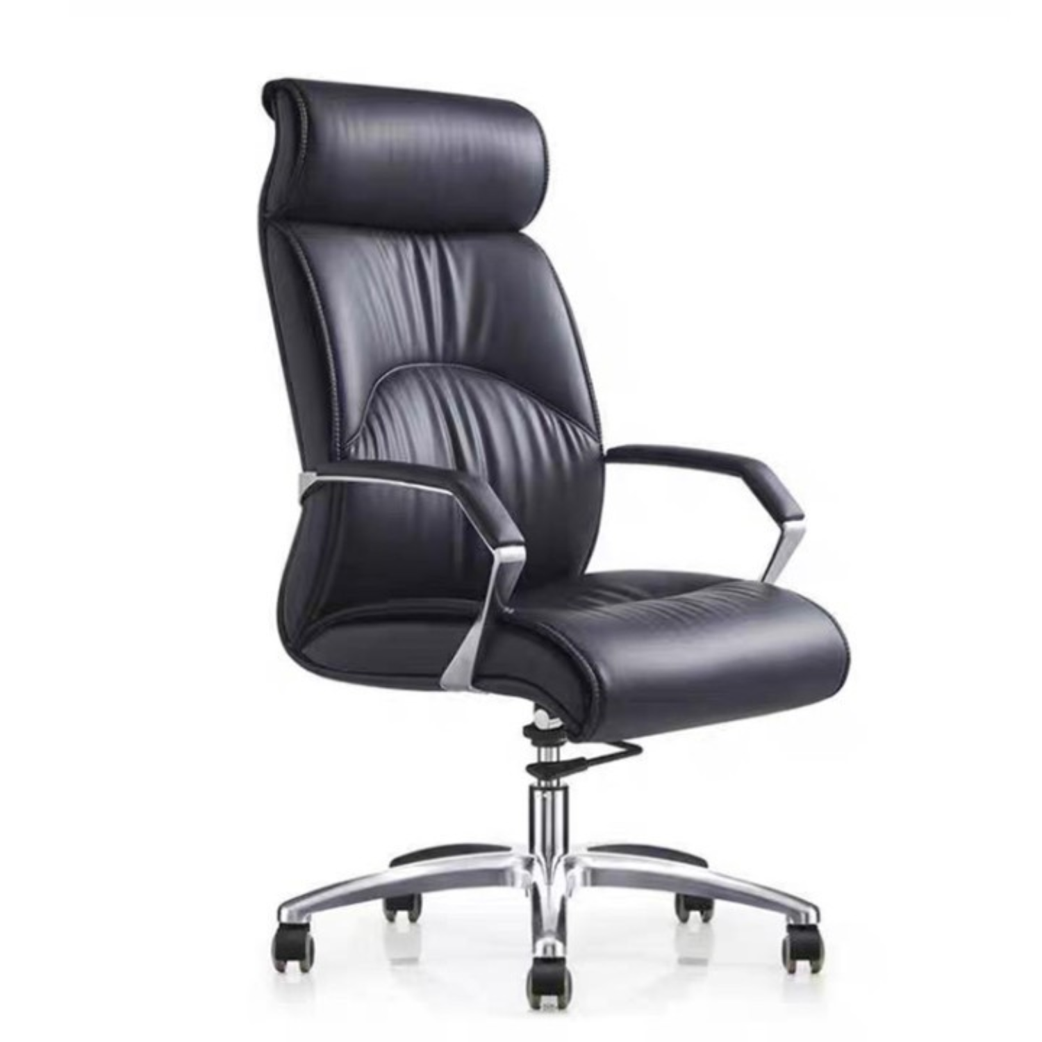 Untitled design (18) Mike High Back Leather Manager Chair | Bahoo Interior UAE