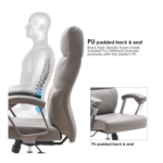 Mable High Back Executive Office Chair | Premium Ergonomic Leather Manager Chair UAE - Image 4