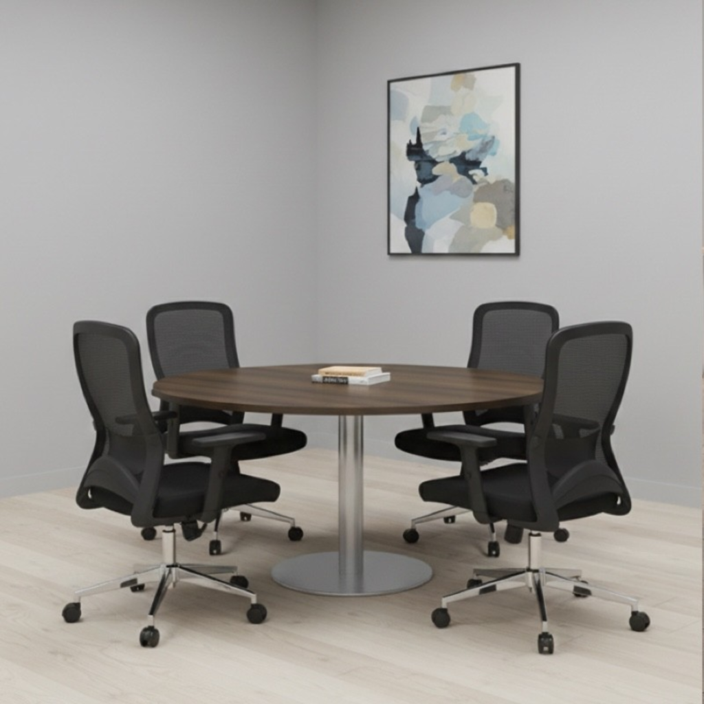 BG Round Meeting Table 120cm UAE | Bahoo Interior