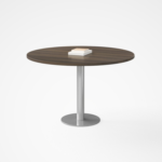 BG Round Meeting Table | 120cm Walnut Office Conference Table UAE - Image 2